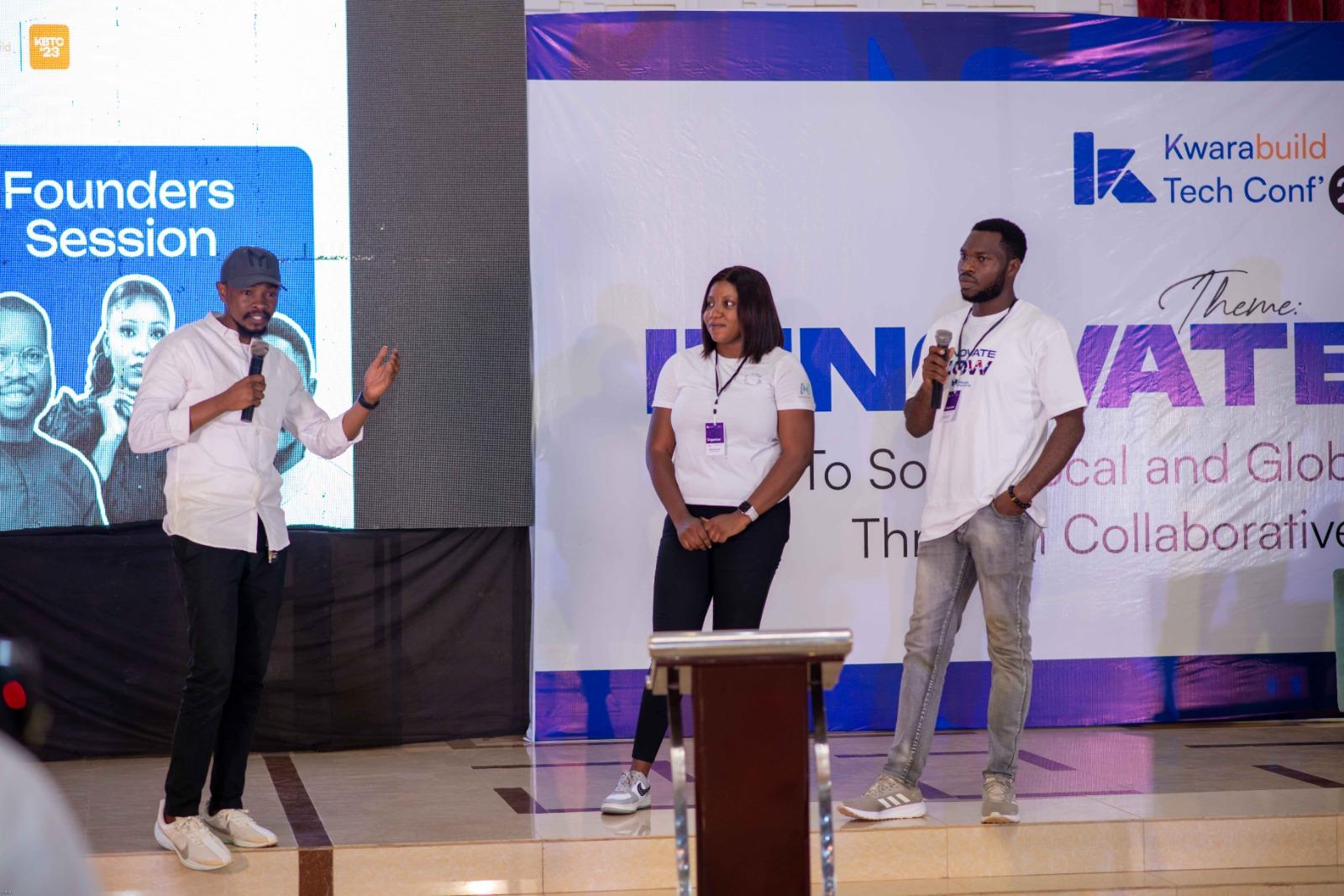 KBTC speakers sharing a conversation on stage
